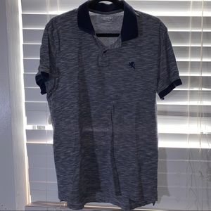 Express Men’s Gray Polo Shirt size large.